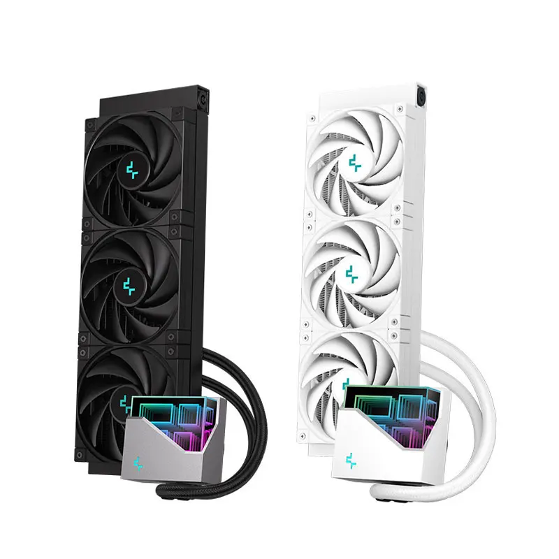 DEEPCOOL Ice Cube 360: Liquid Cooling System for Processors with PWM Speed Regulation & Colorful LED Light