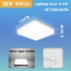 20W-Square shape