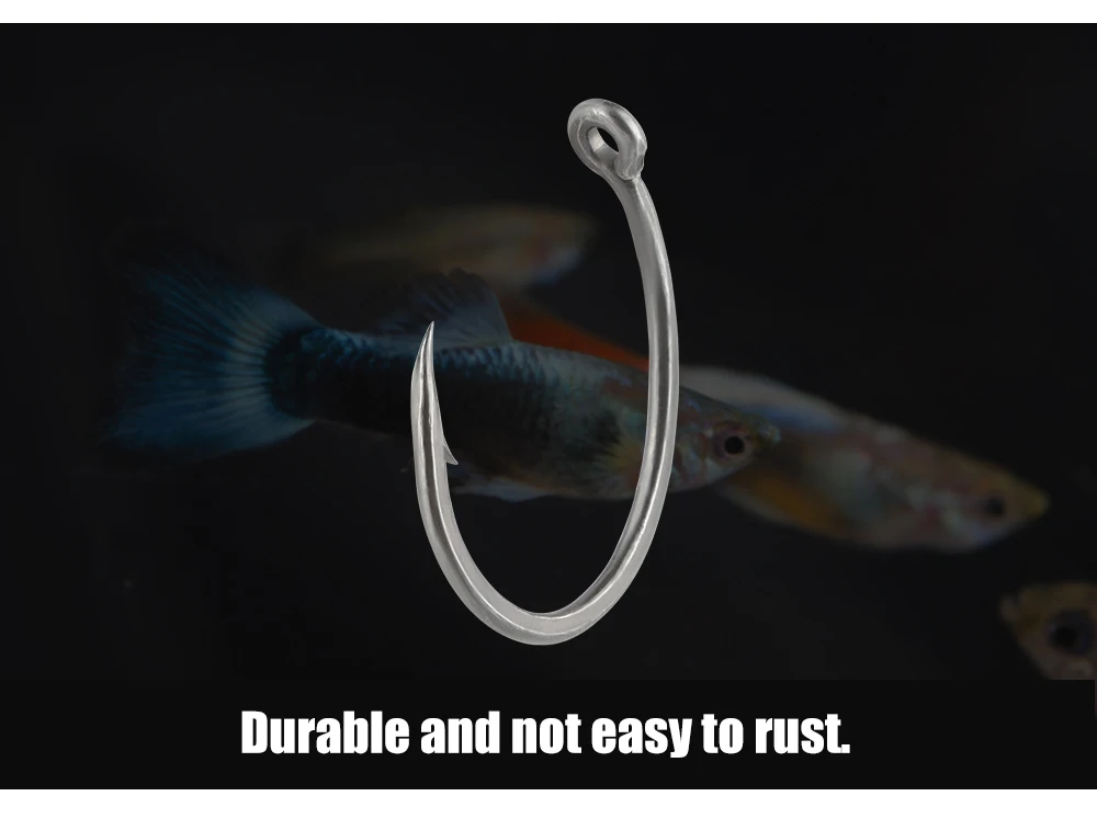 W.P.E 5pack/bags Coating Fishing Hook 4/6/8# High Carbon Steel Barbed Wide Gape Curve Shank Carp Fishing Hook Hair Rig