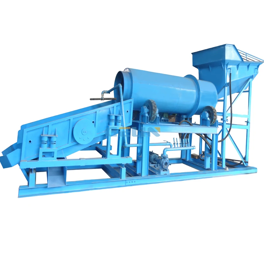Best Mining Machine Rotary Drum Scrubber to Washing Sand Gravels with Sticky Clay