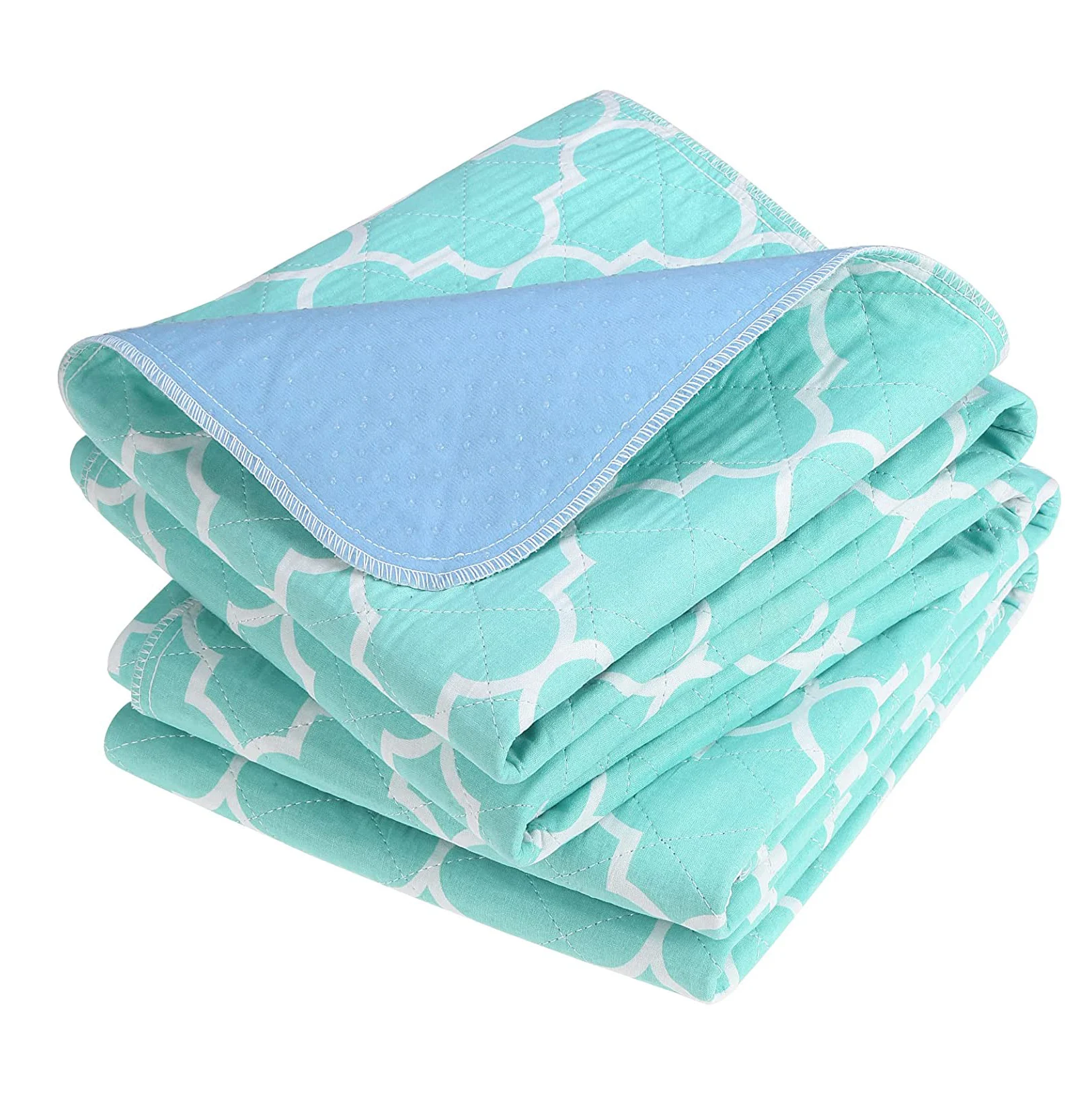 Reusable Polyester Fabric Leak Proof Bed Incontinence Pads For Adult