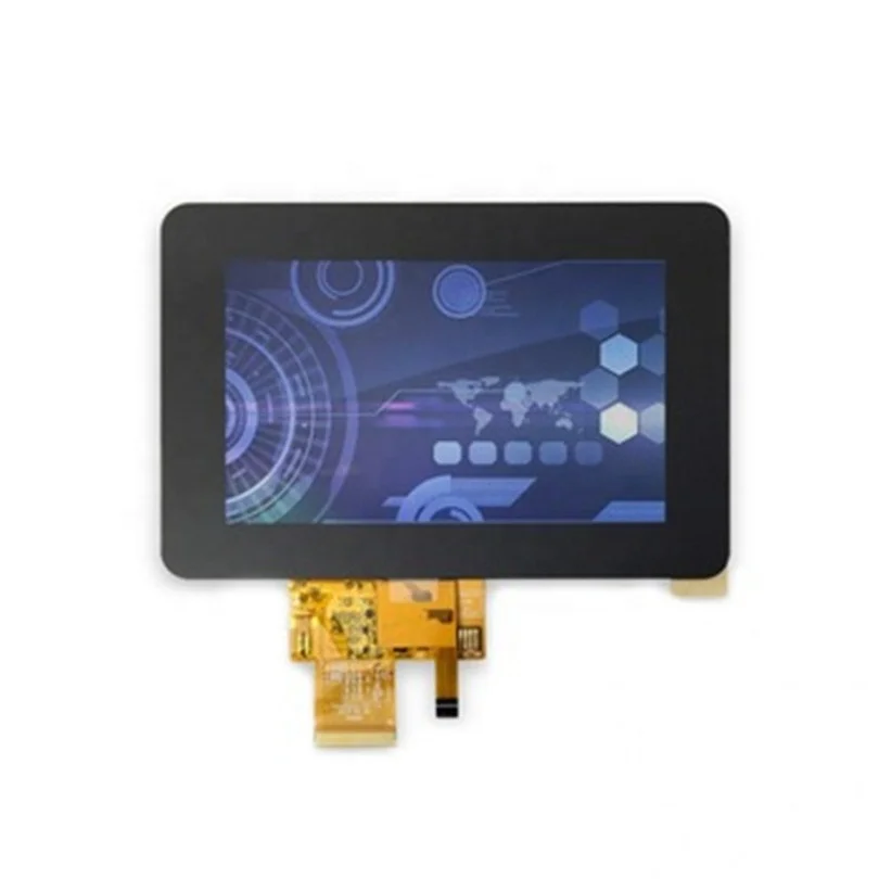 800x480 WVGAタッチパネル5インチTTL(RGB-24bit) 450明るさTftLcd 