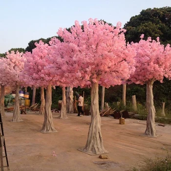 Dongguan Romantic decoration large artificial blossom tree sakura branches artificial cherry trees