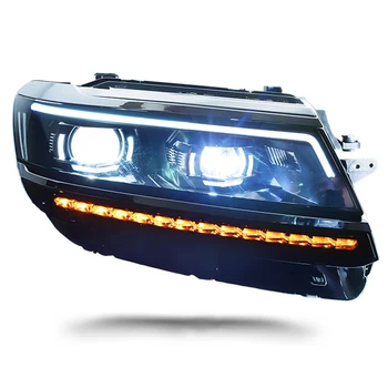LED Headlight for VW Tiguan R line 2017 2018 2019 2020 2021 HEAD LAMP Moving Signal Front Lamps Start UP Animation