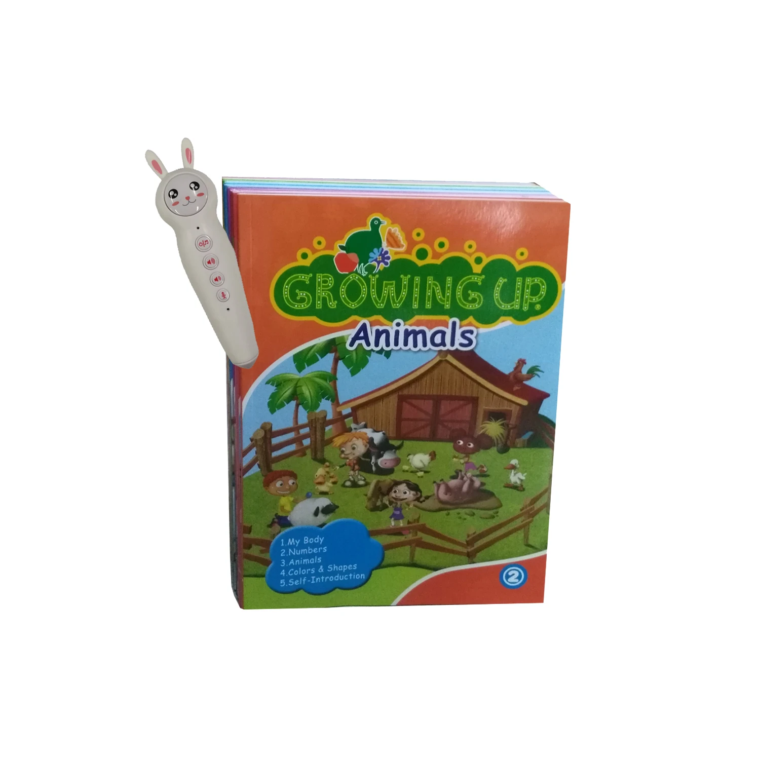 Printed With Soy Ink Paper Point Reading Pen Growing up Kids Audio Book Talking Pen