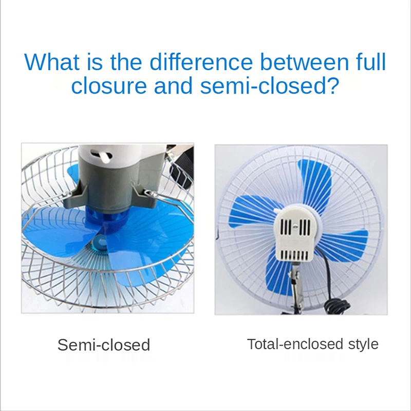 8 дюймов полу-герметичный из нержавеющей стали подключение к автомобильному прикуривателю Портативный 12v 24V воздушного охлаждения автомобиля воздушный вентилятор