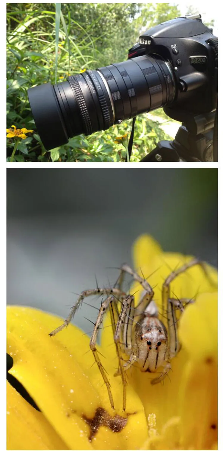 Camera Adapter Macro Extension Tube Ring for Nikon D7000 D7100 D5300 D5200 D5100 D5000 D3200 D3100 D3000 D90 D80 D70 D60 DSLR