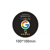 สติกเกอร์ตั้งโต๊ะ NFC ทรงกลมสีดำ พร้อมกาวในตัว สำหรับรีวิว Google
