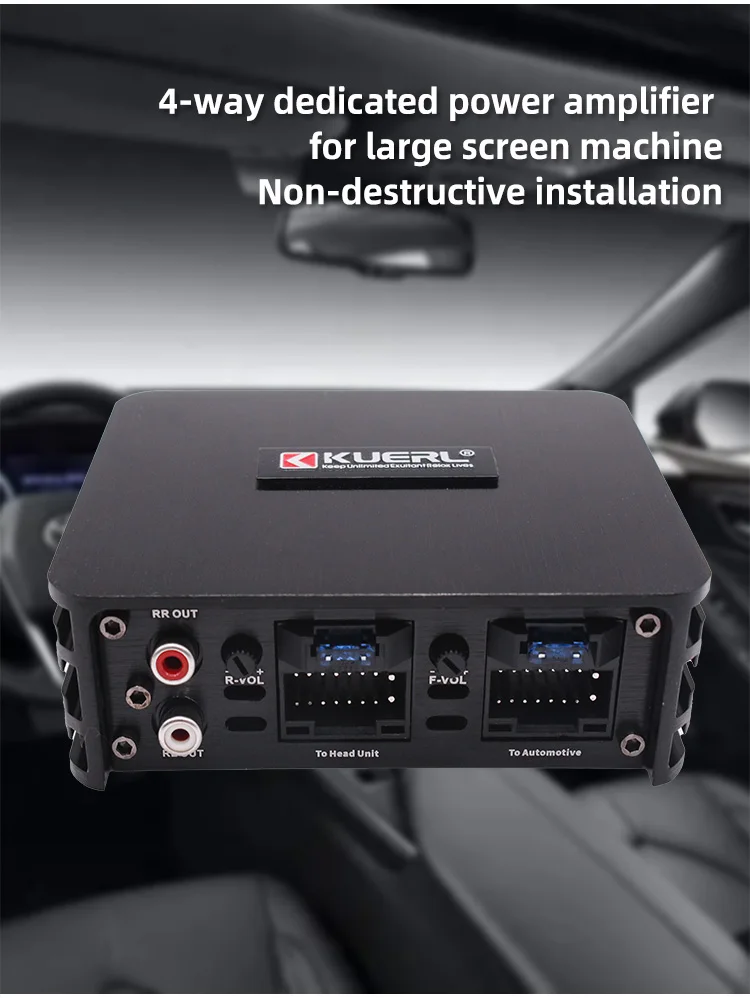 New Product Car Audio Amplifier Processor 4 Way Dsp Car Amplifier For