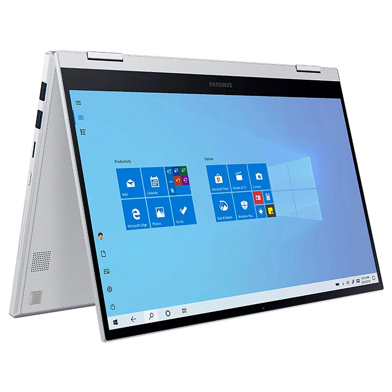 For Samsung Galaxy Book Flex Alpha Touch-Screen Laptops 10th Gen Core I5-10210U 8GB 256GB SSD Backlit KB Notebook Computer Used
