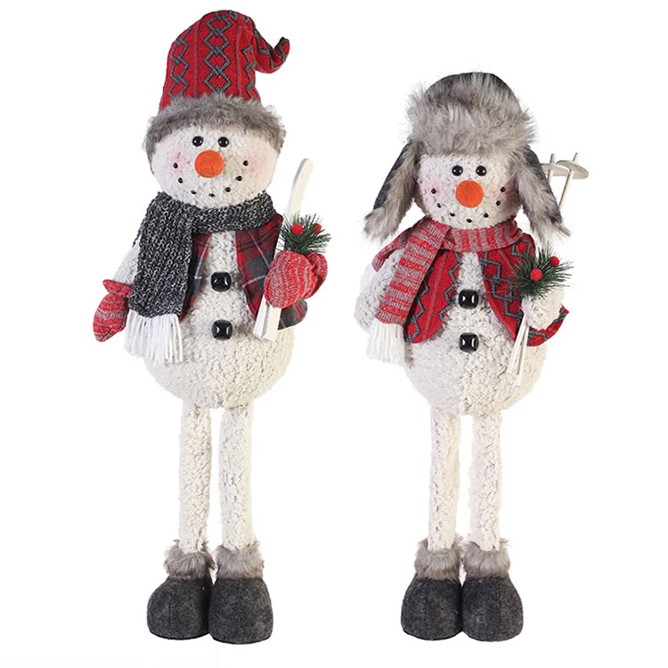 standing plush snowman