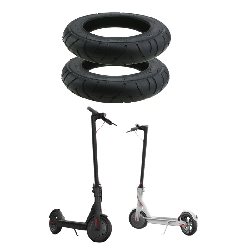 10*2.0 Thickened Outer Tire Inflatable Rubber Scooter Wheel for Kids Compatible M365 Pro 1s Essential Self-Balancing Scooter