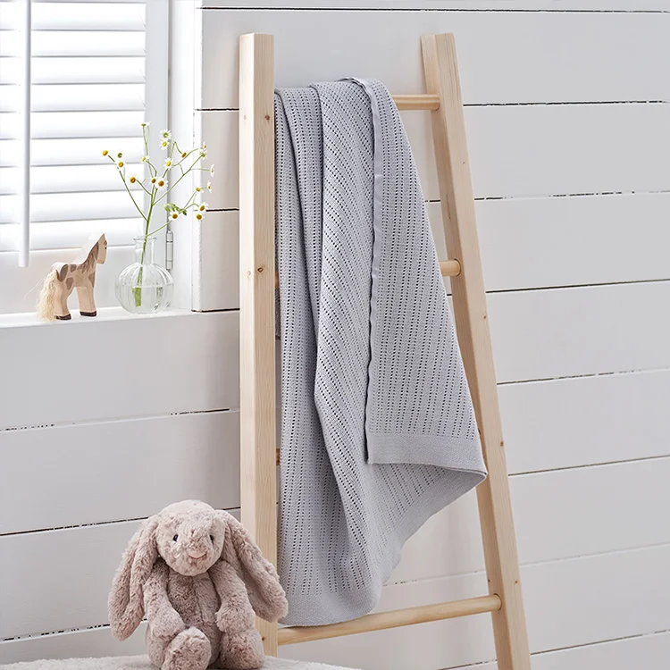 Bamboo Cotton Cellular Baby Blanket Wholesale Cellular Baby Blanket