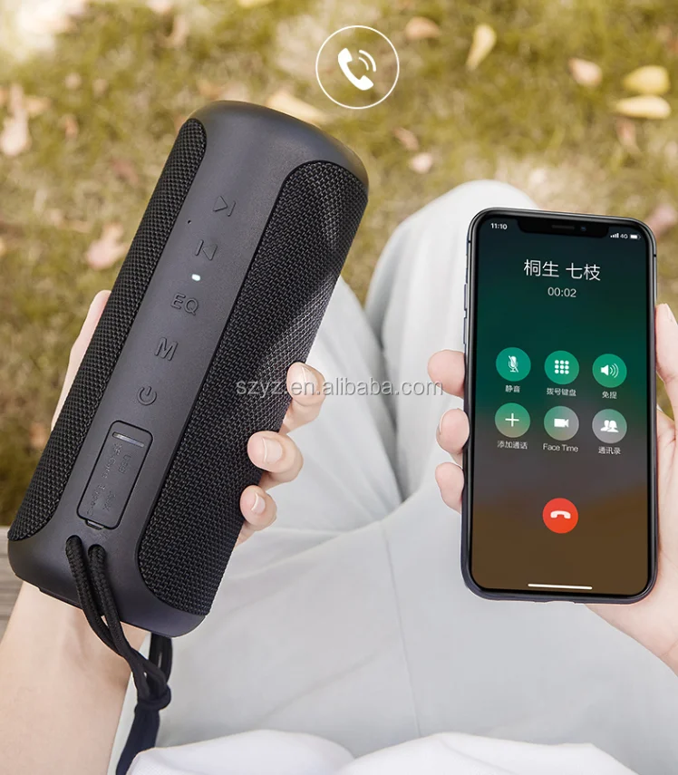 Hi Fi Sound Super Bass Wireless IPX7 Waterproof Outdoor Motorcycle Bike  Power Bank Stereo Portable Bluetooth Speaker