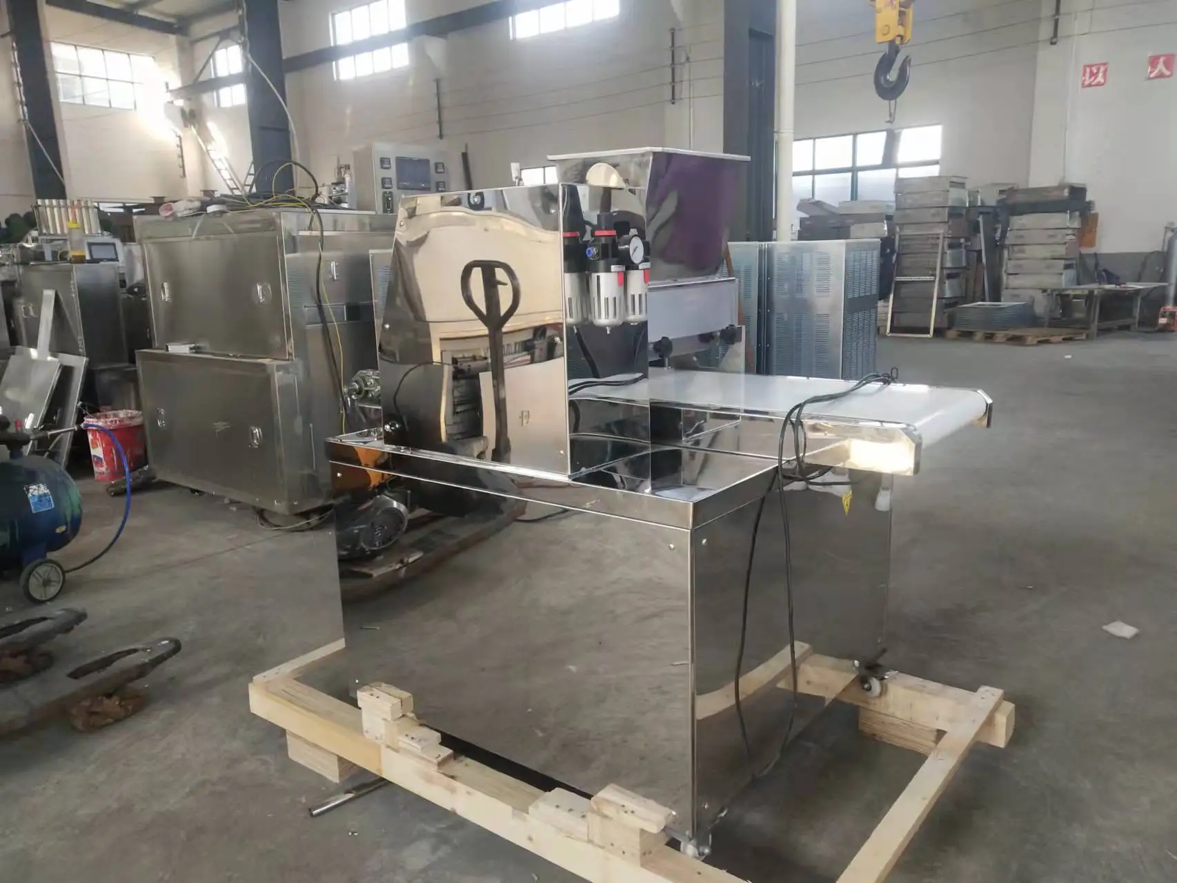 Semi Automatic Biscuits Making Cookies Manufacturing Machine