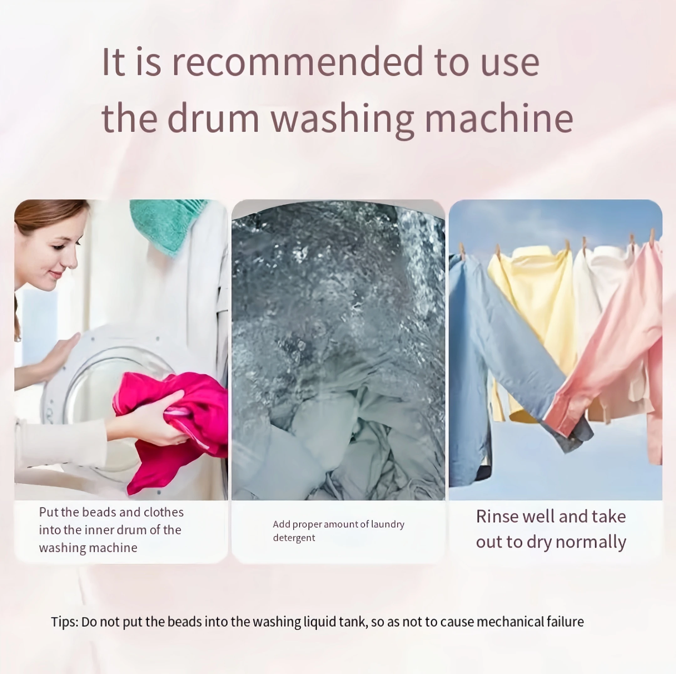 Laundry Bead Use Washing Machine Cleaner Bead Keep A Scent Of Fragrance