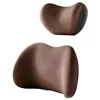 Coffee-colored pillow lumbar support