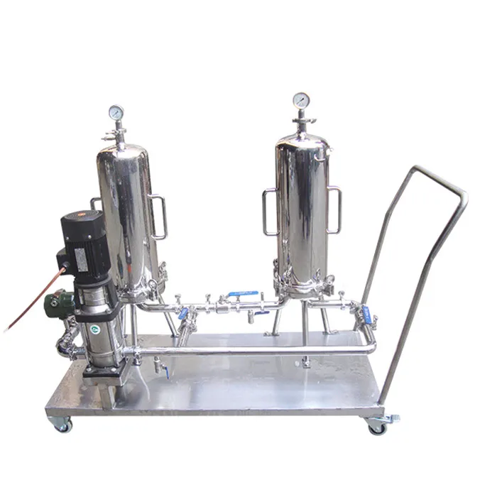 Professional Wine Filter Machine with Cartridge Filter System