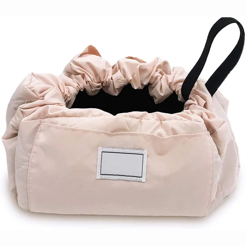 Lay Flat Travel Cosmetic Case Flat Bag 