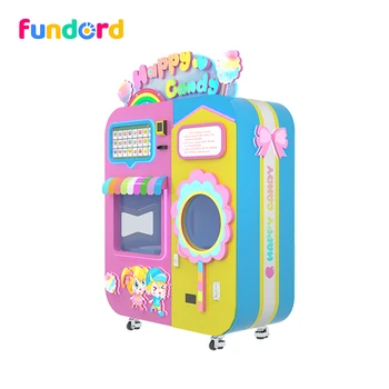 Fundord cotton candy machine fully automatic vending machine