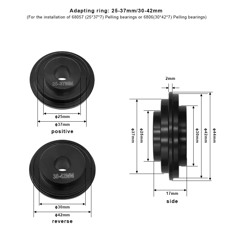Riderace Bicycle Axle  Press-In Shaft Static Install Disassembly Tools Bike Bottom Bracket Bearing Remove Tool Repair Kits