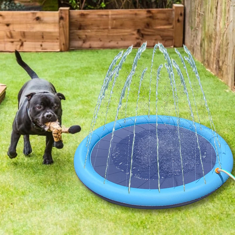 Lc Pet Garden Toys Splash Sprinkler Pad For Dogs Dog Splash Sprinkler
