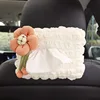 Snowflake Flower Puff Tissue Box