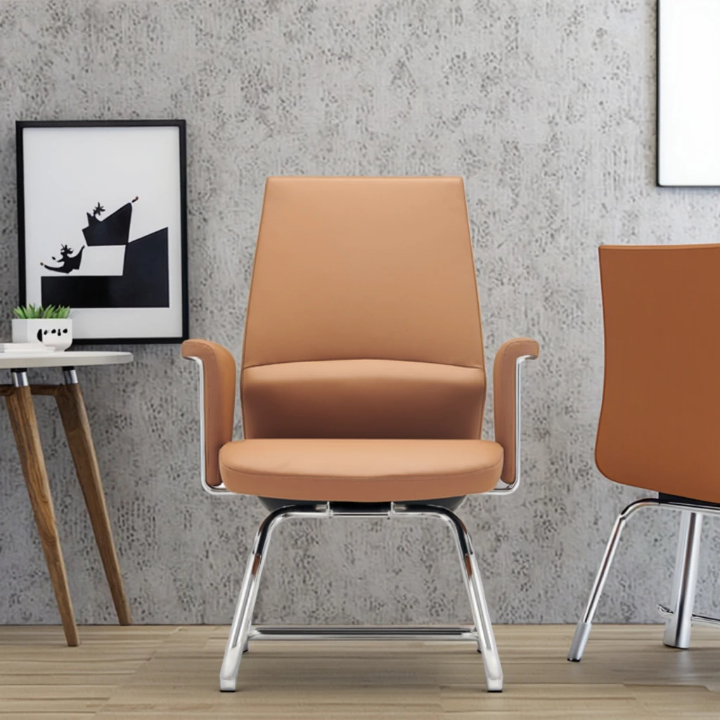 High Quality Modern Leather Executive Ergonomic Office Chair with Adjustable Height for Long Sitting Comfort 2