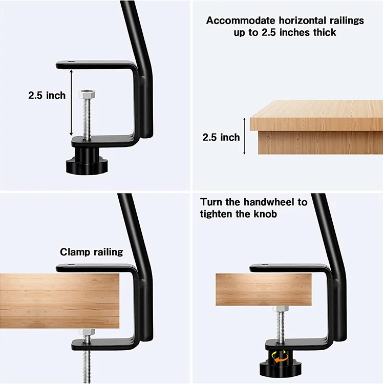 Jhmech New Aluminum 2 Propane Gas Fuel Rack Holder Durable Various For