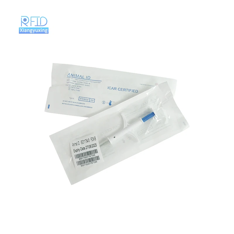 Rfid Dog Microchip Id Tags Mm Pet Microchip Animal Syringe ID Chip