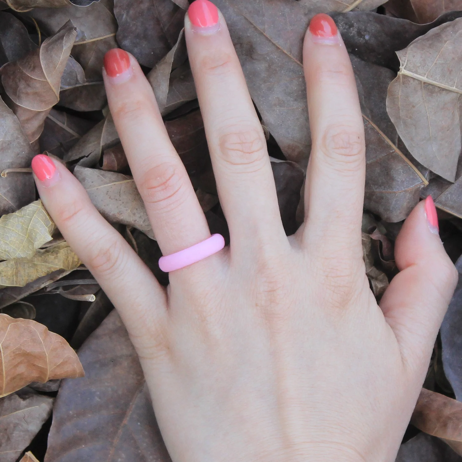 Stylish Silicone Band Ring with Fine Flash Chic Silicone Wedding Rings Women Custom Silicone Ring