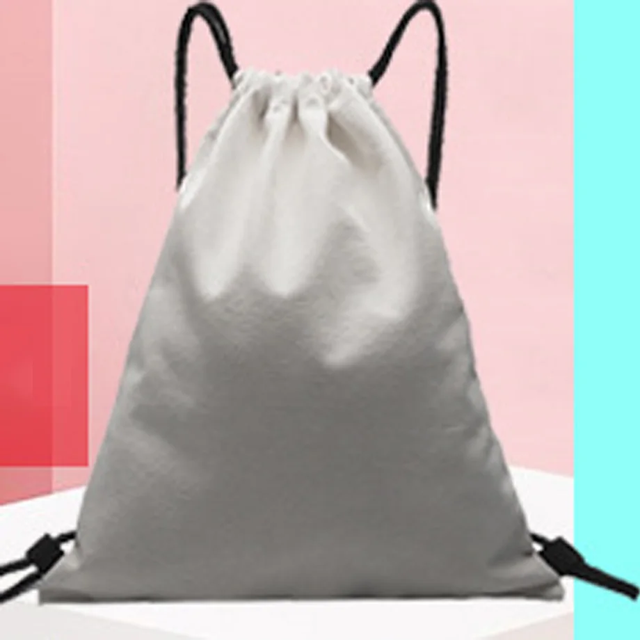 Sublimation Plain Ecofriendly Draw String Backpack Waterproof Custom