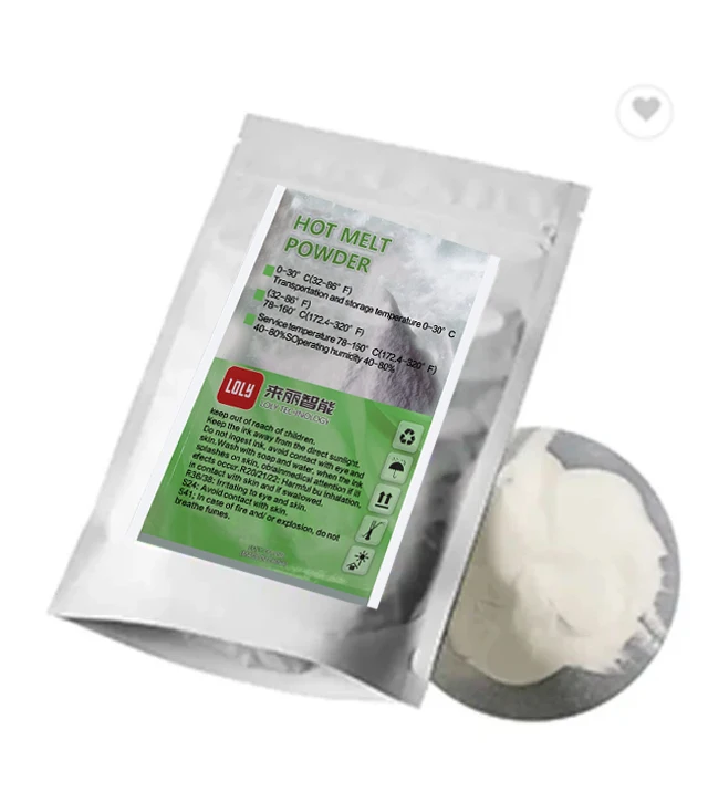 China Factory wholesale high quality DTF specialized TPU Adhesion hot melt powder for DTF transfer PET film printing