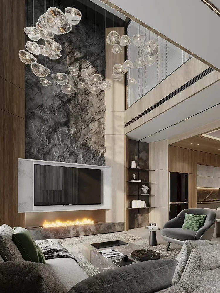 Modeling Chandelier Light Luxury Creative Light Home Decoration Hotel Chandelier Luxury Large Glass Crystal Chandelier
