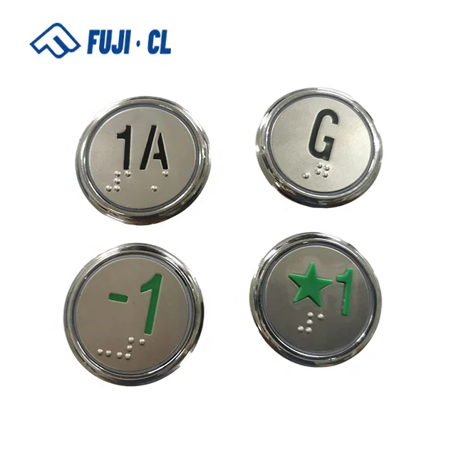 Elevator Spare Part LOP COP Push Button Round  Lift Button for Elevator