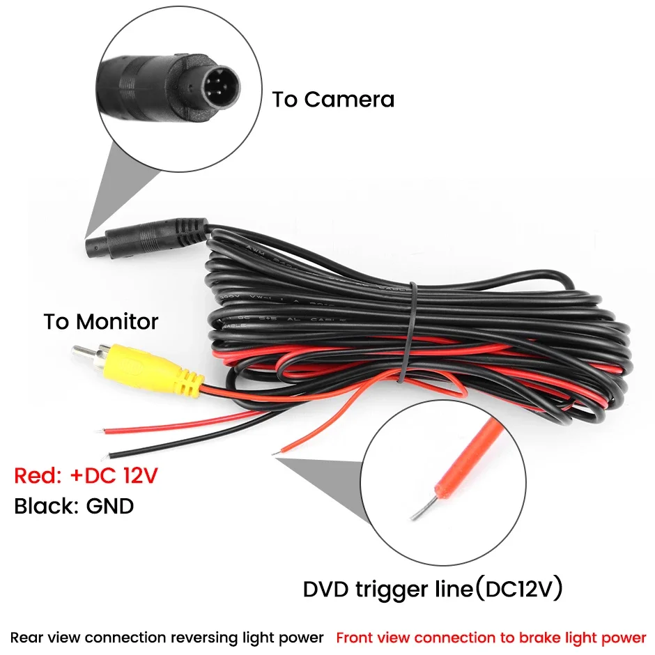 Greenyi 360° Adjustable AHD1080 Car Rear View Camera