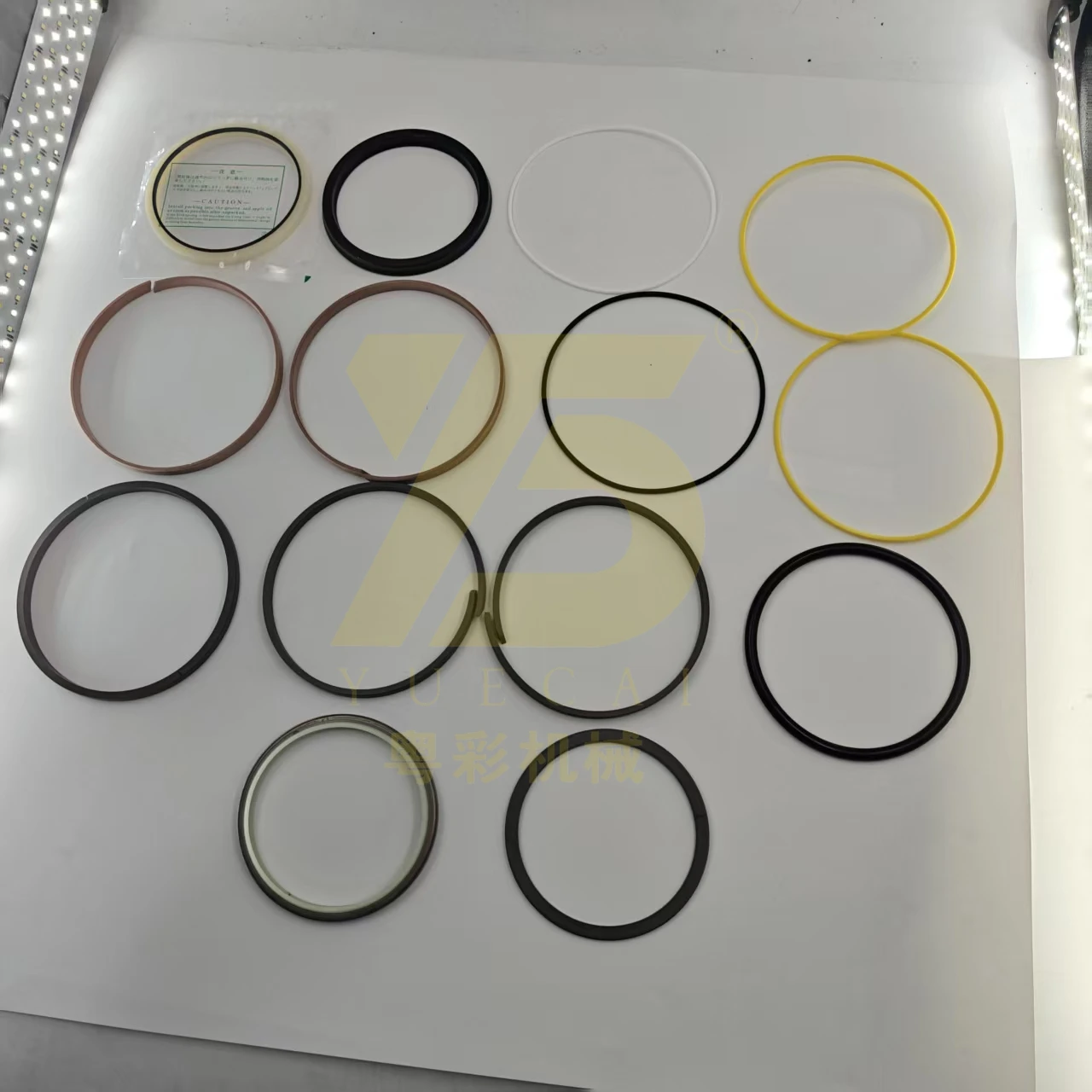 YUE CAI Excavator Oil Seal E330GC Hydraulic Cylinder Seal Kit 456-0200 4560200 528-4528 456-0209 5284528
