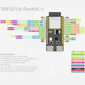ESP32-C6-DevKitC-1-N8 module