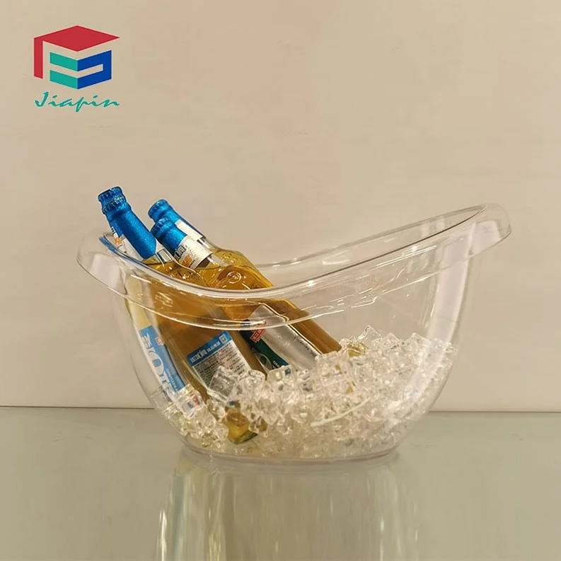 Multifunctional Huge 12L Polycarbonate Beer Buckets  Ice Bucket Custom logo with High Quality