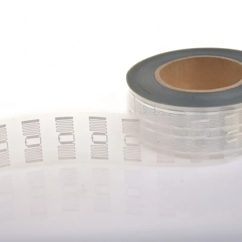 Dry/Wet Inlay Paper Tag Passive Adhesive Sticker Label RFID Tag For Jewelry