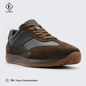 LANCI Leather Sneaker Factory OEM Design Walking Style Shoes High Quality Mens Leather Shoes