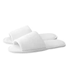 5 Star Non-slip Washable Disposable Indoor Personalized White Customised Waffle Weave Slippers Hotel