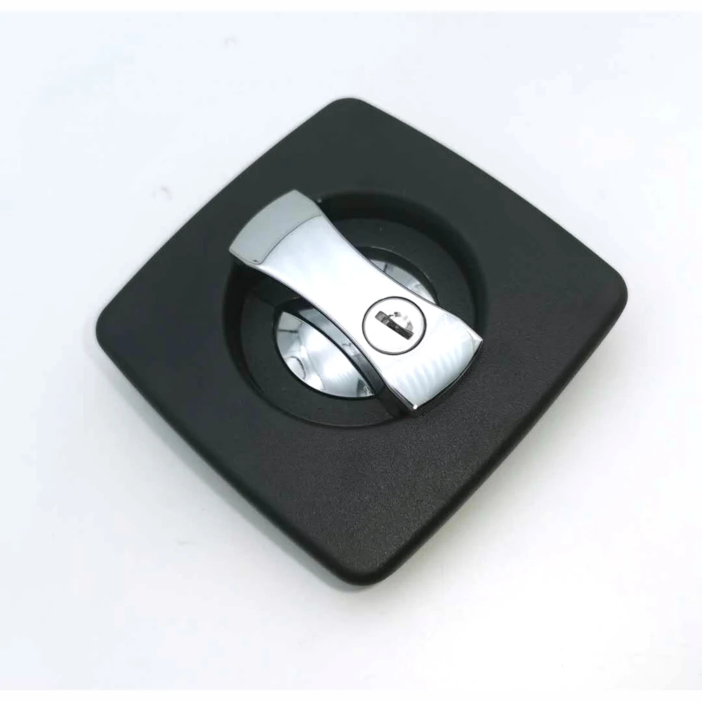 FS2161 MS870 Ms870-2 Spring Lockable Lock for Panel Boards and Latch Door Plastic  FLUSH HANDLE WITH LOCK