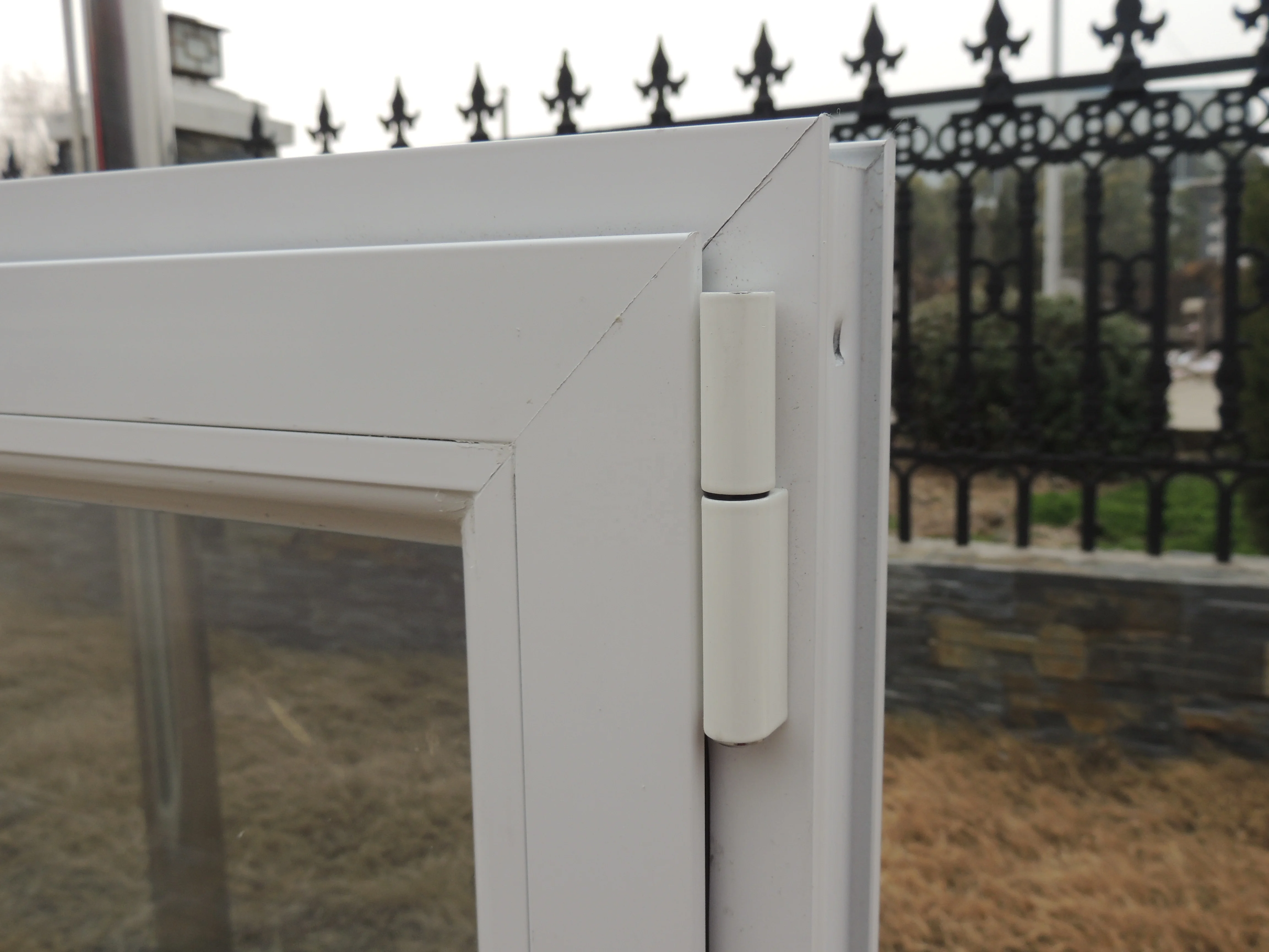 TOP WINDOW Pvc Windows and Doors Sliding Window with Inside Grill
