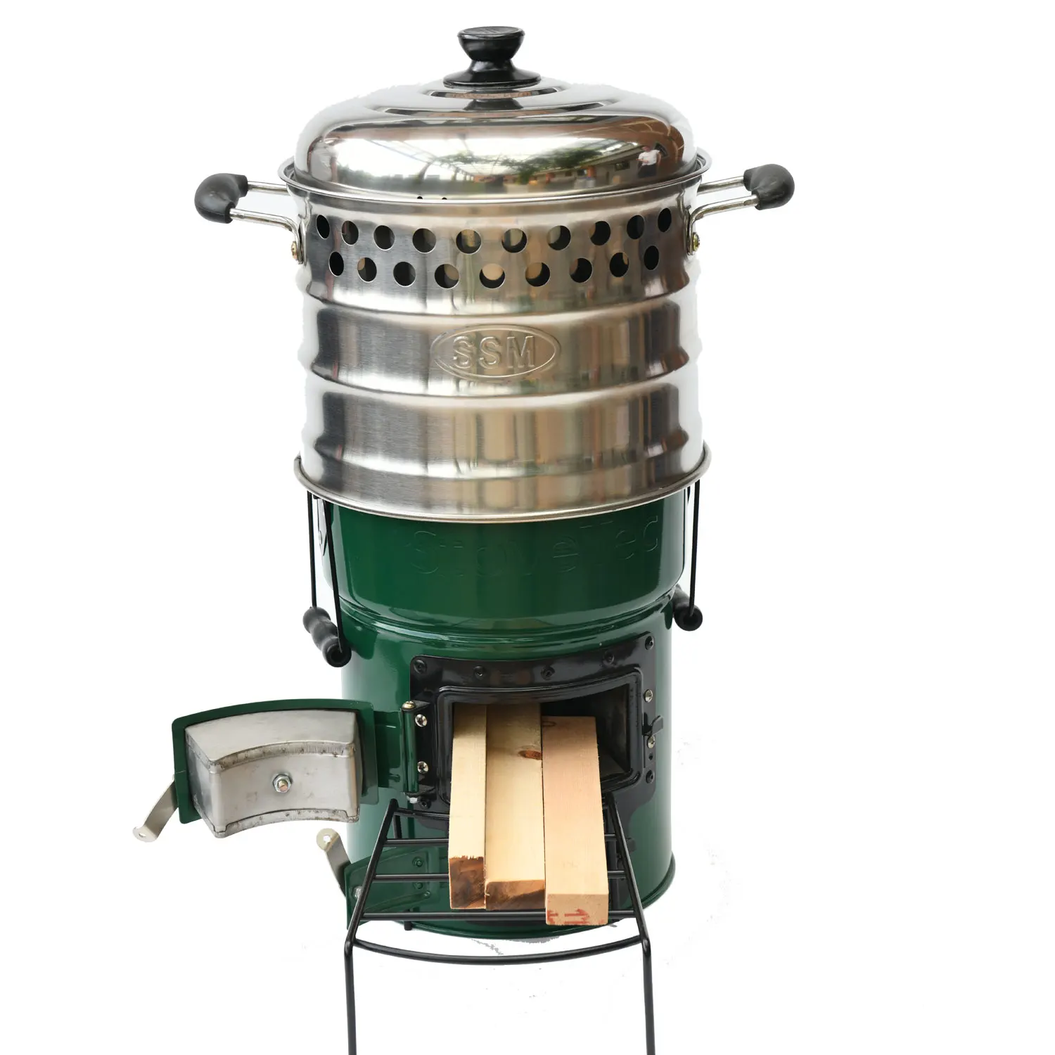 Source Portable Smokeless Wood Burning Rocket Stove with Double Doors on  m.alibaba.com