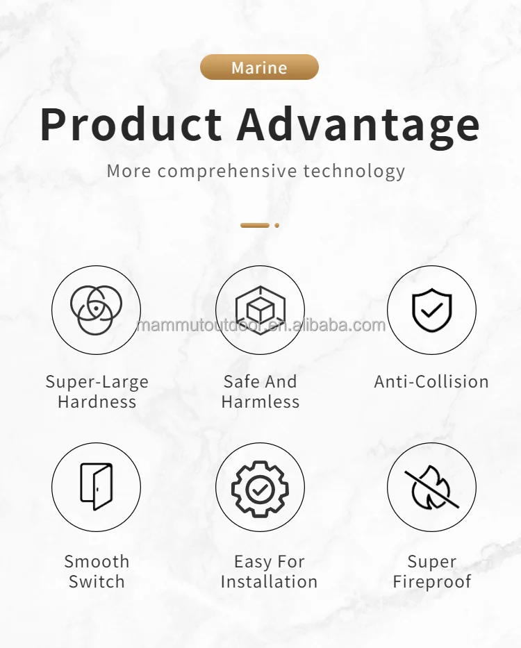 Marine Hardware Recessed Hatch Latch Flush Lifting Ring Pull