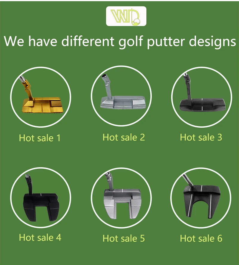 Oem Brand Logo Golf Putters Stainless Steel Cnc Milled Custom Golf Club