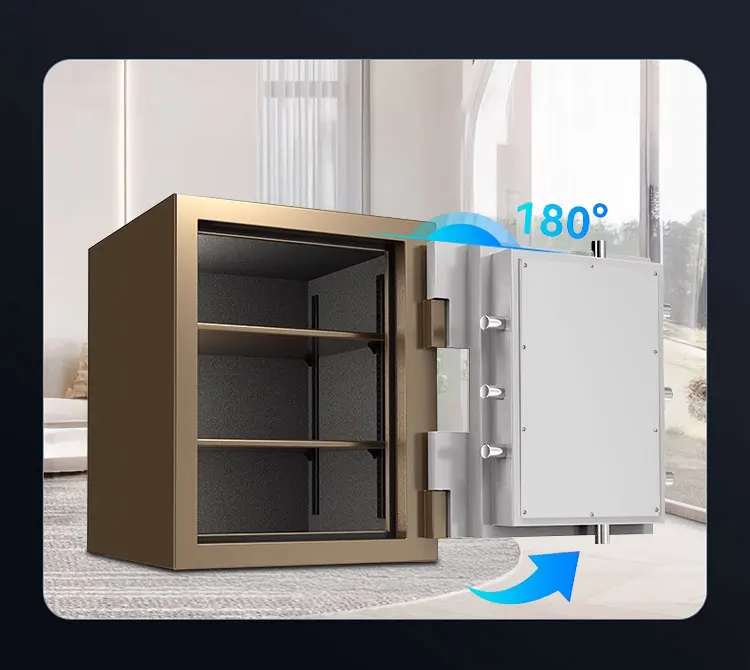 CEQSAFE Large Steel Office Home Secure Work Fire Safe Box with Electronic Digital Lock Safe Box Fireproof details