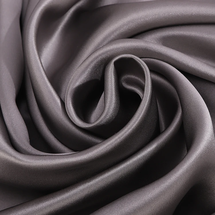 Горячая продажа 19 мм 100% чистый шелк тутового шелкопряда атласная ткань шармёз (тонкий атлас) для одежды