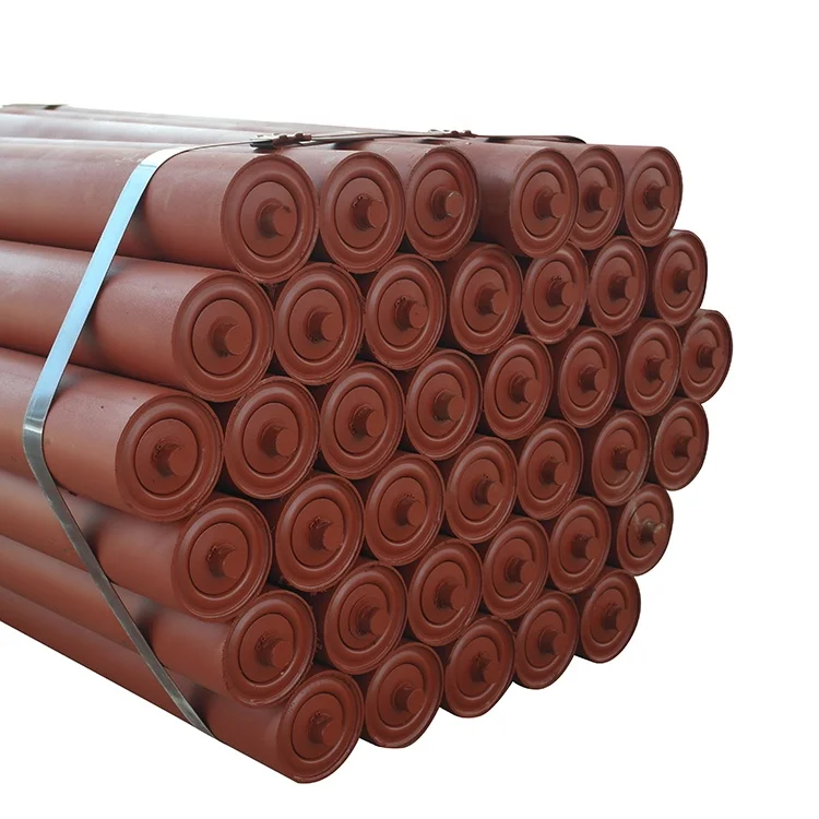 spiral small diameter metal coated conveyor roller